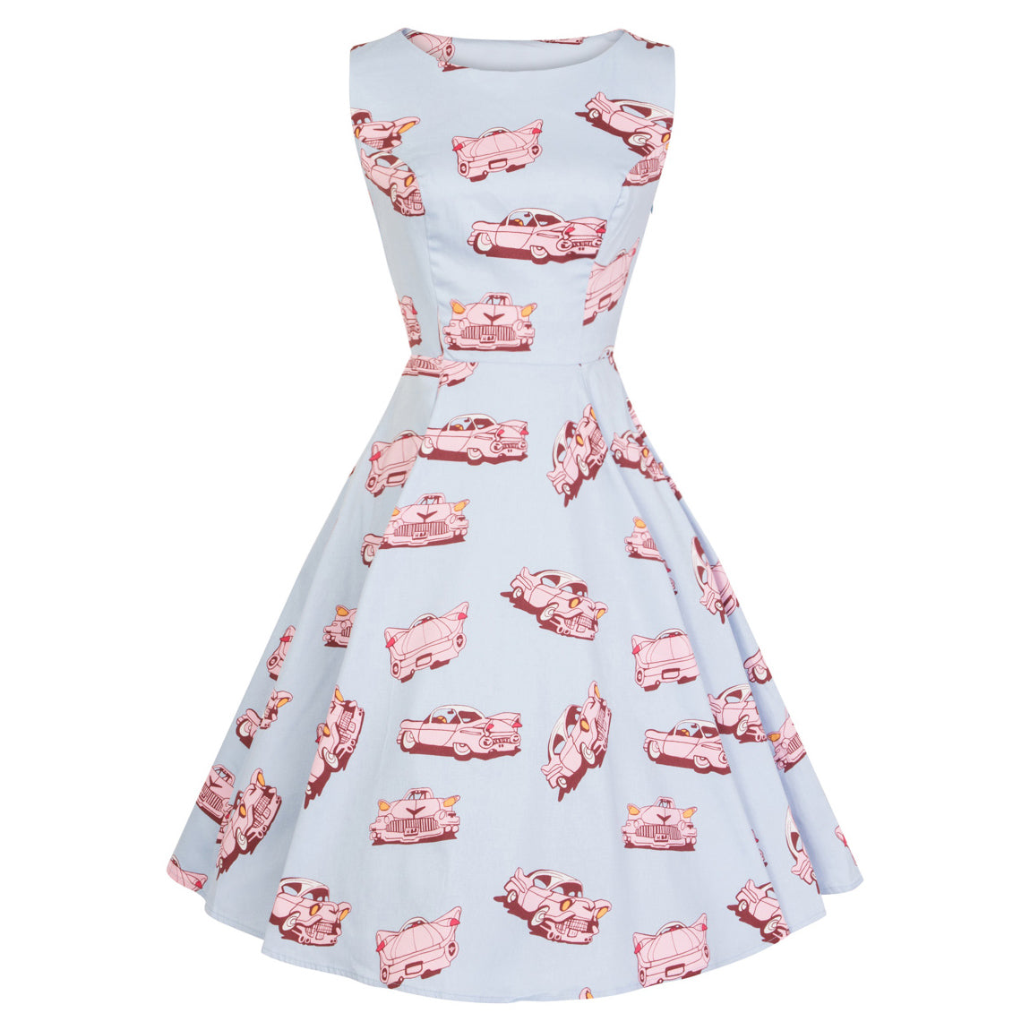 pink rockabilly dress