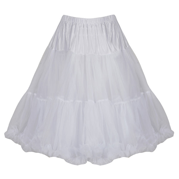 EXTRA VOLUME White Net Vintage Rockabilly 50s Petticoat Skirt - Pretty ...