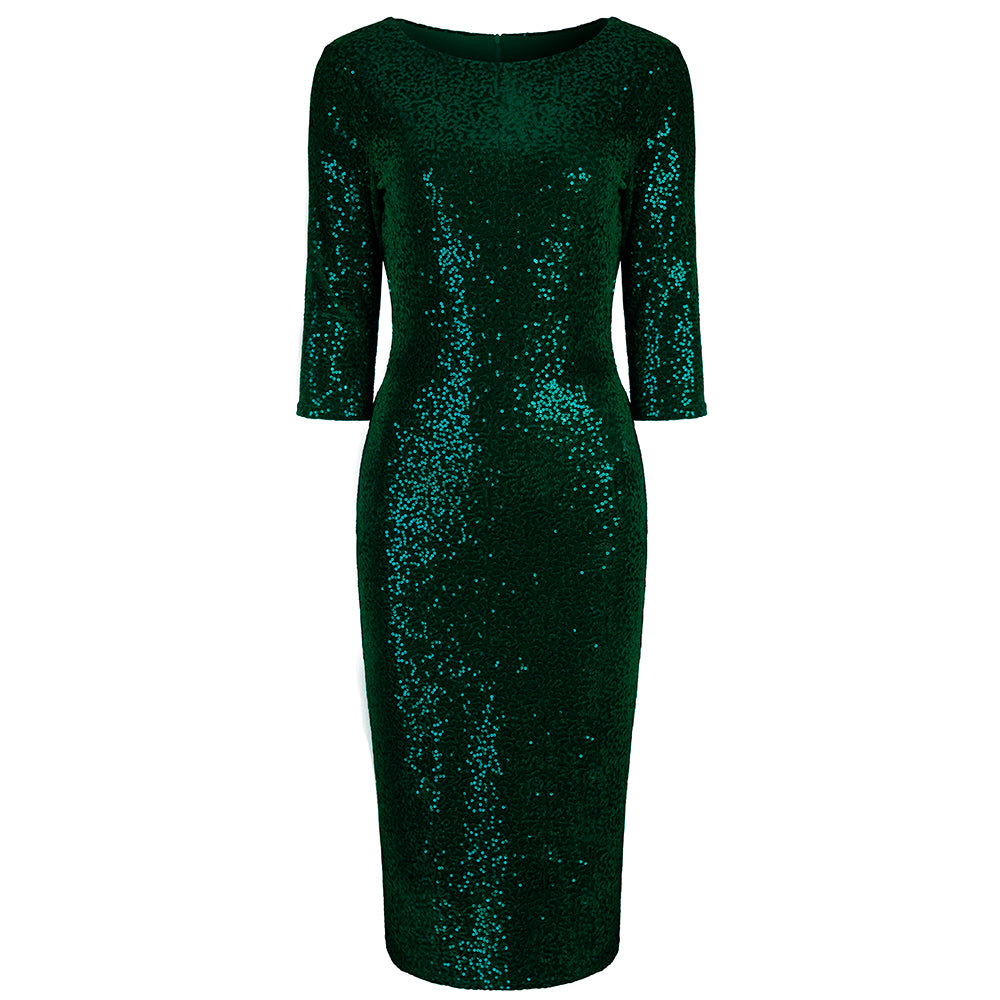 green sequin dress uk