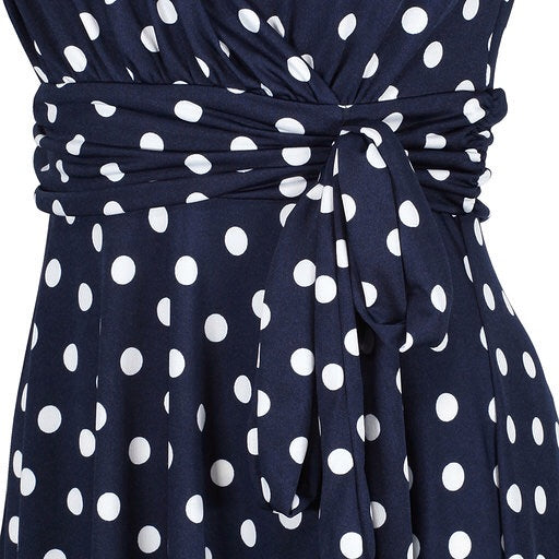 Blue Spotted Dress