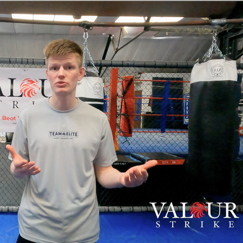 valour strike kickboxing training what to kick with shin or foot training by rob zab
