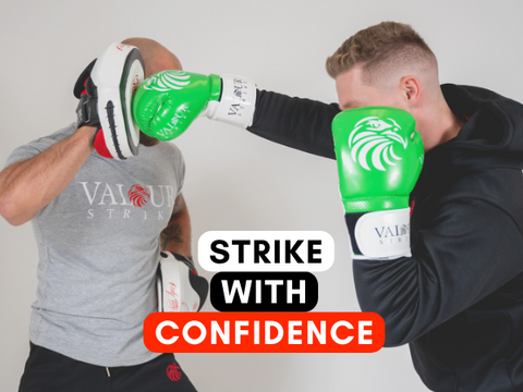 Valour Strike Black Red & White CV-5Z Boxing Gloves - Free UK Delivery –