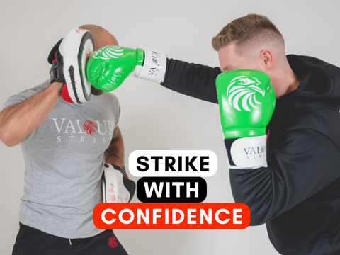 Valour Strike Red Boxing Gloves - Free UK Delivery  Premium Quality and  Performance –