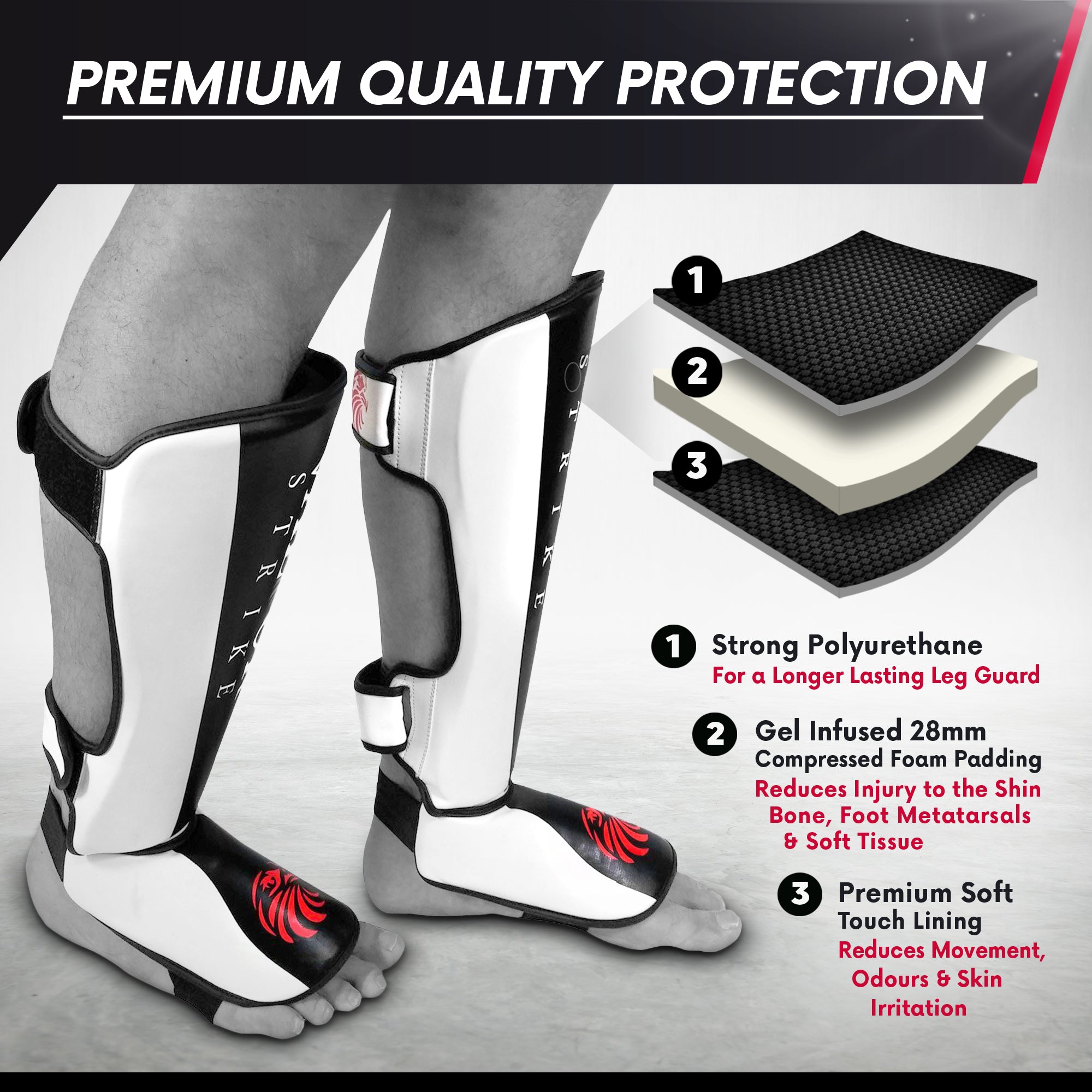 metatarsal shin guards