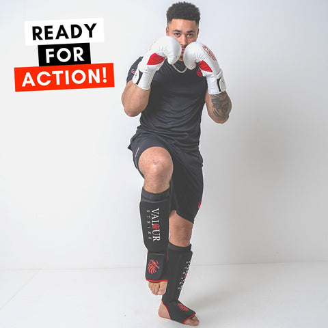 Valour Strike Black Red & White CV-5Z Boxing Gloves - Free UK Delivery –