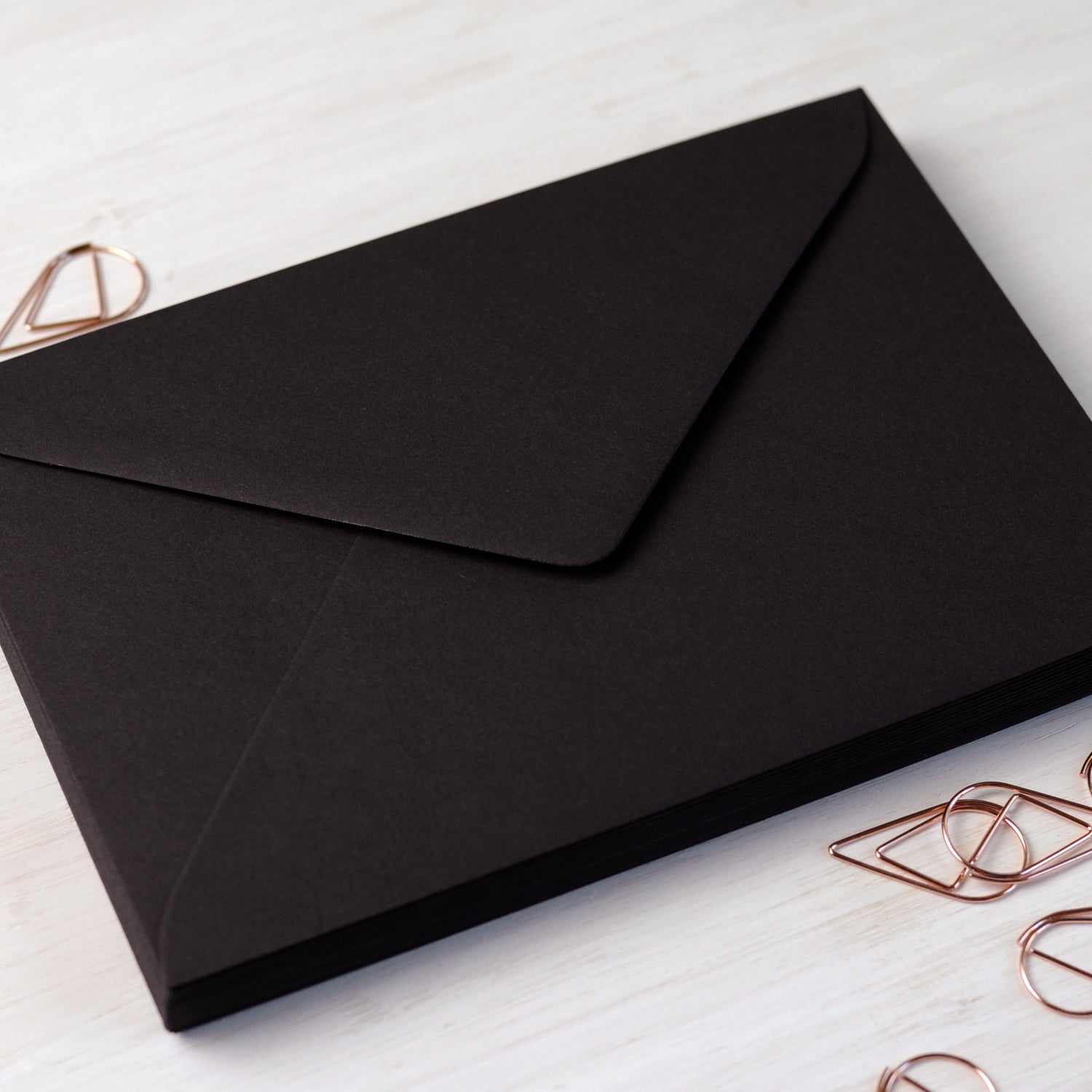 Matte Black Envelopes The Paper Empire