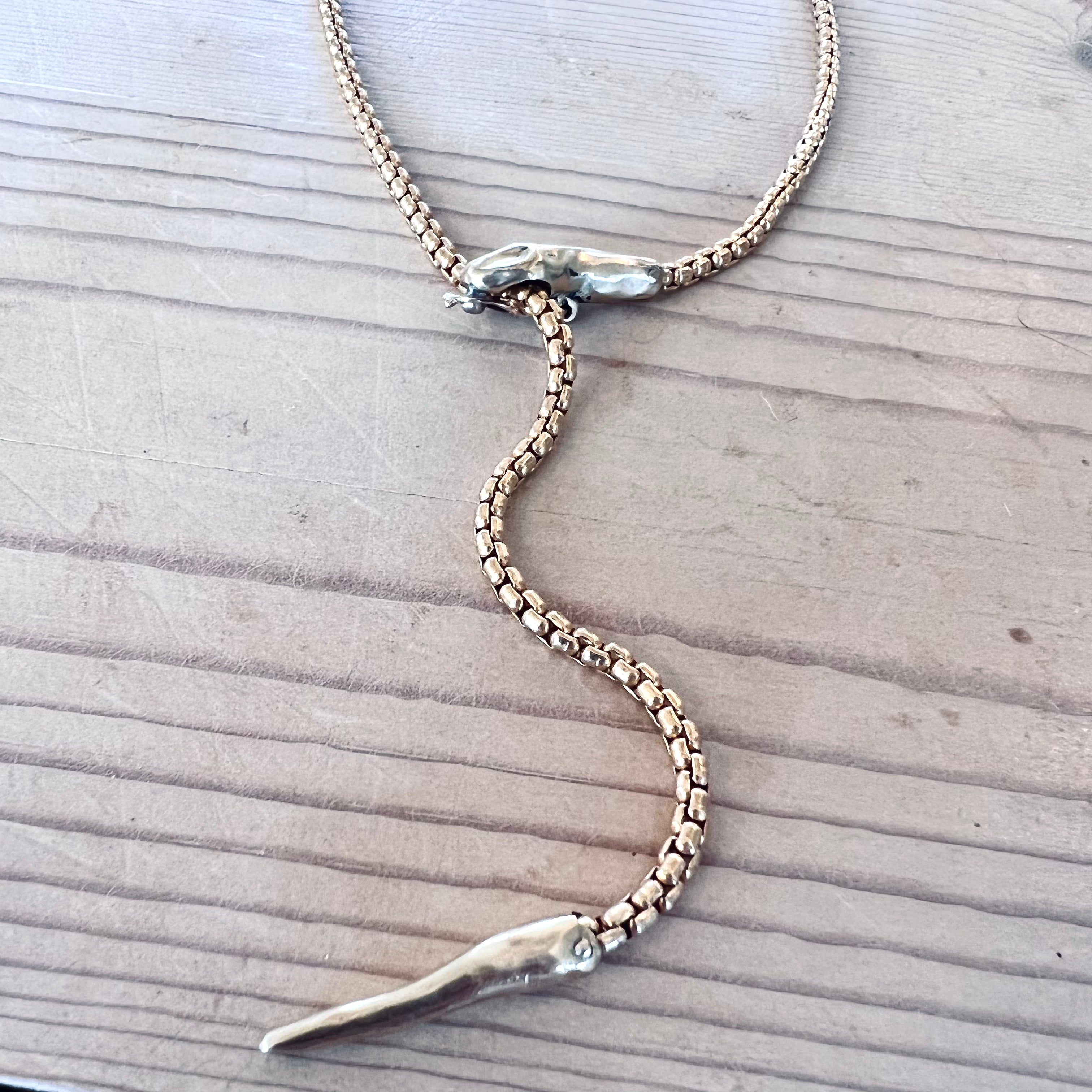 Serpent Necklace - Gold
