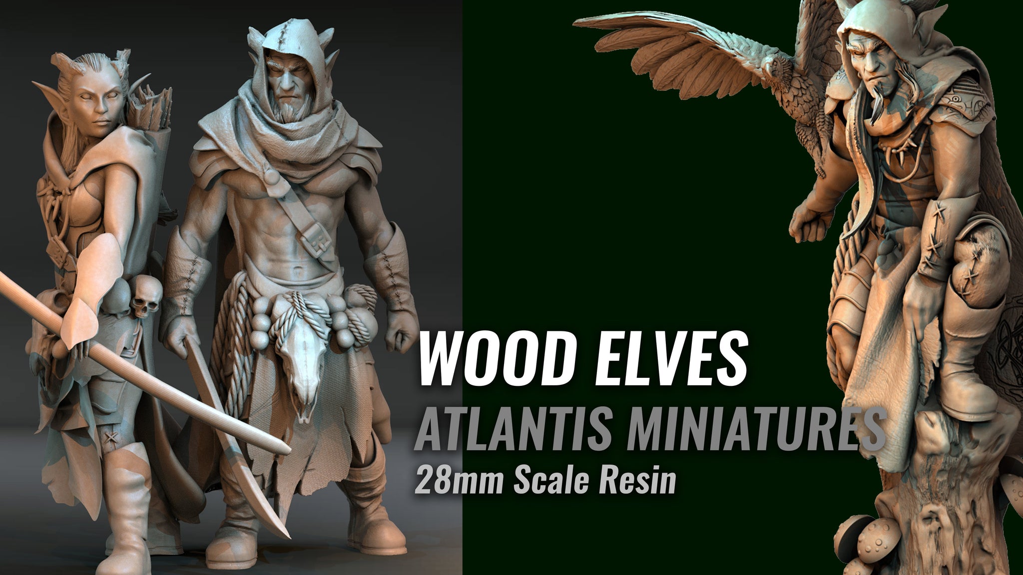 Wood Elves Announcement Atlantis Miniatures - 