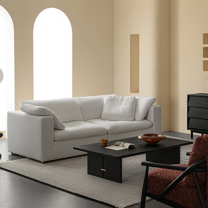 梵·Brahman|Sannora Straight Linen Fabric Sofa