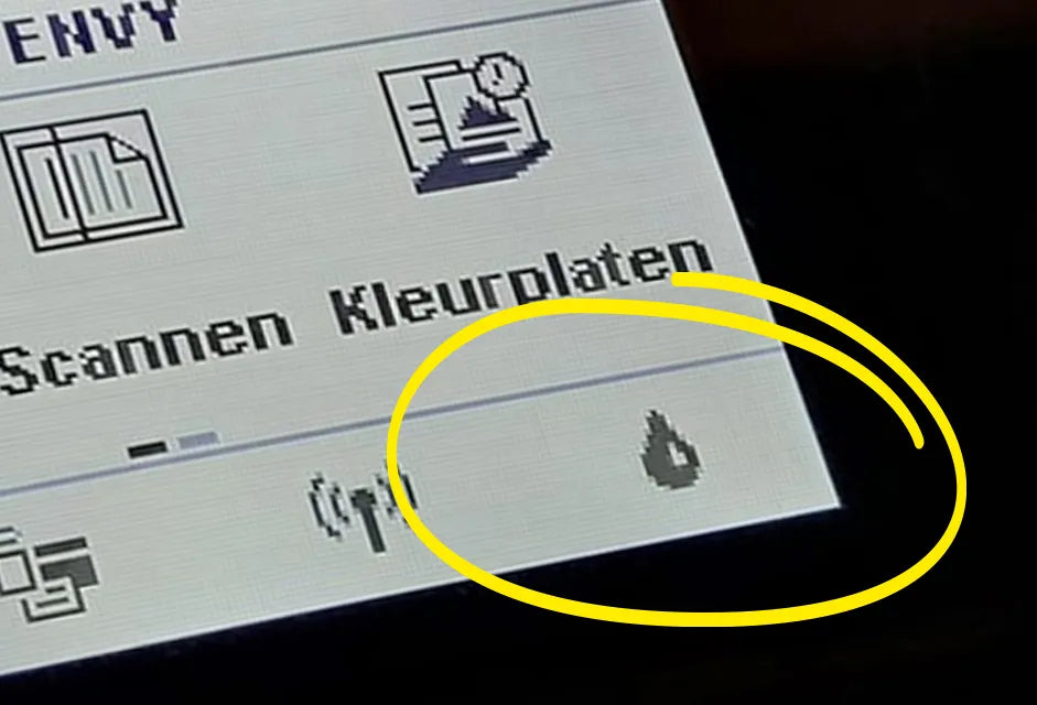 Inktniveau HP printer