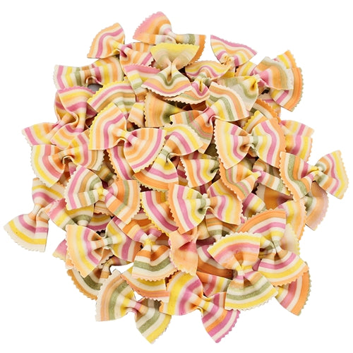 Colorful Bow Tie Pasta with with Garlic Savor the Flavor LLC