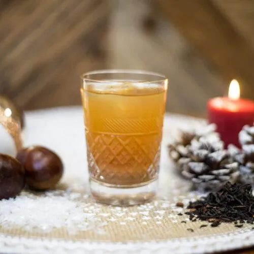 Le Breuvage des rois mages un cocktail 100% noel, chataigne, pomme, thé, liqueur