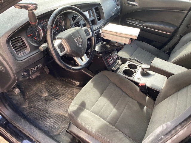 2013 dodge charger police center console