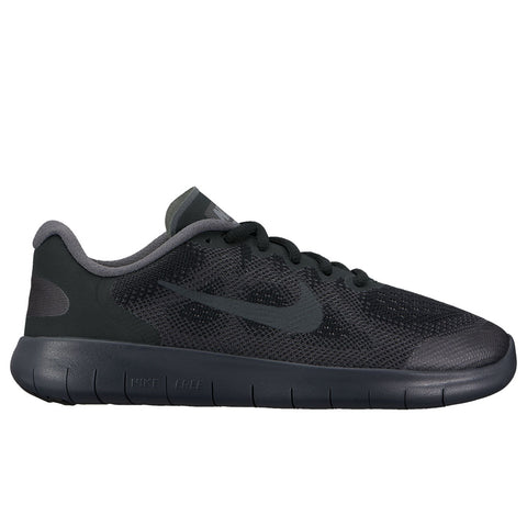 Nike Free Run Black And Grey Youth Boys Musee Des