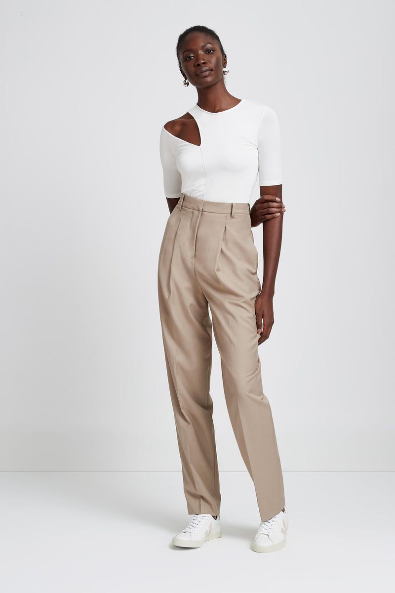 Off White Shoulder Cutout Top - Tribeca Top | Marcella