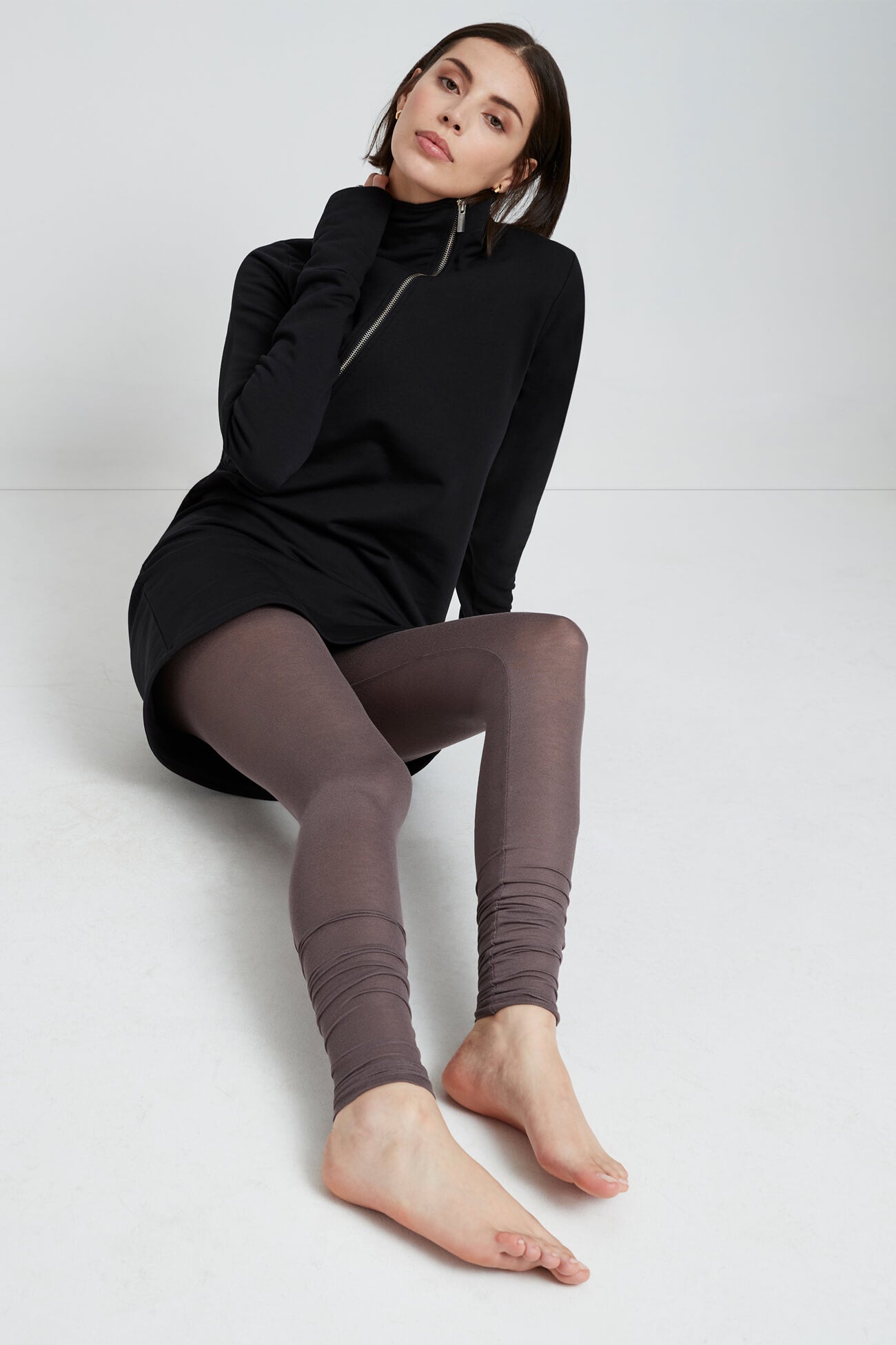 Anthracite Silky Soft - Alice Sheer Tights | Marcella