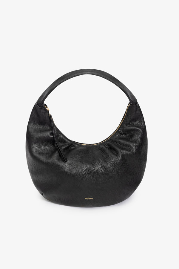 Staud Black Sasha Slouchy Leather Shoulder Bag