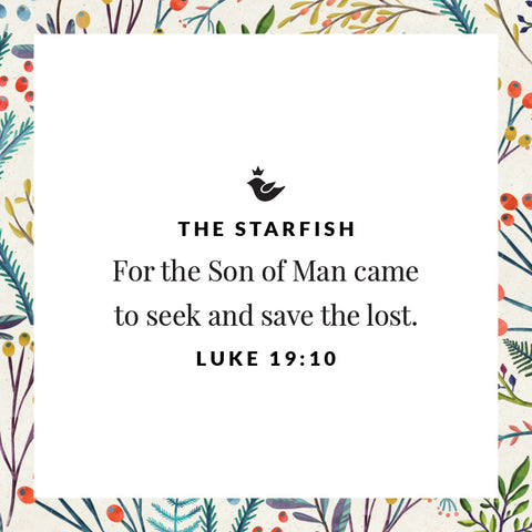 For the Son of Man came to seek and save the lost. Luke 19:10