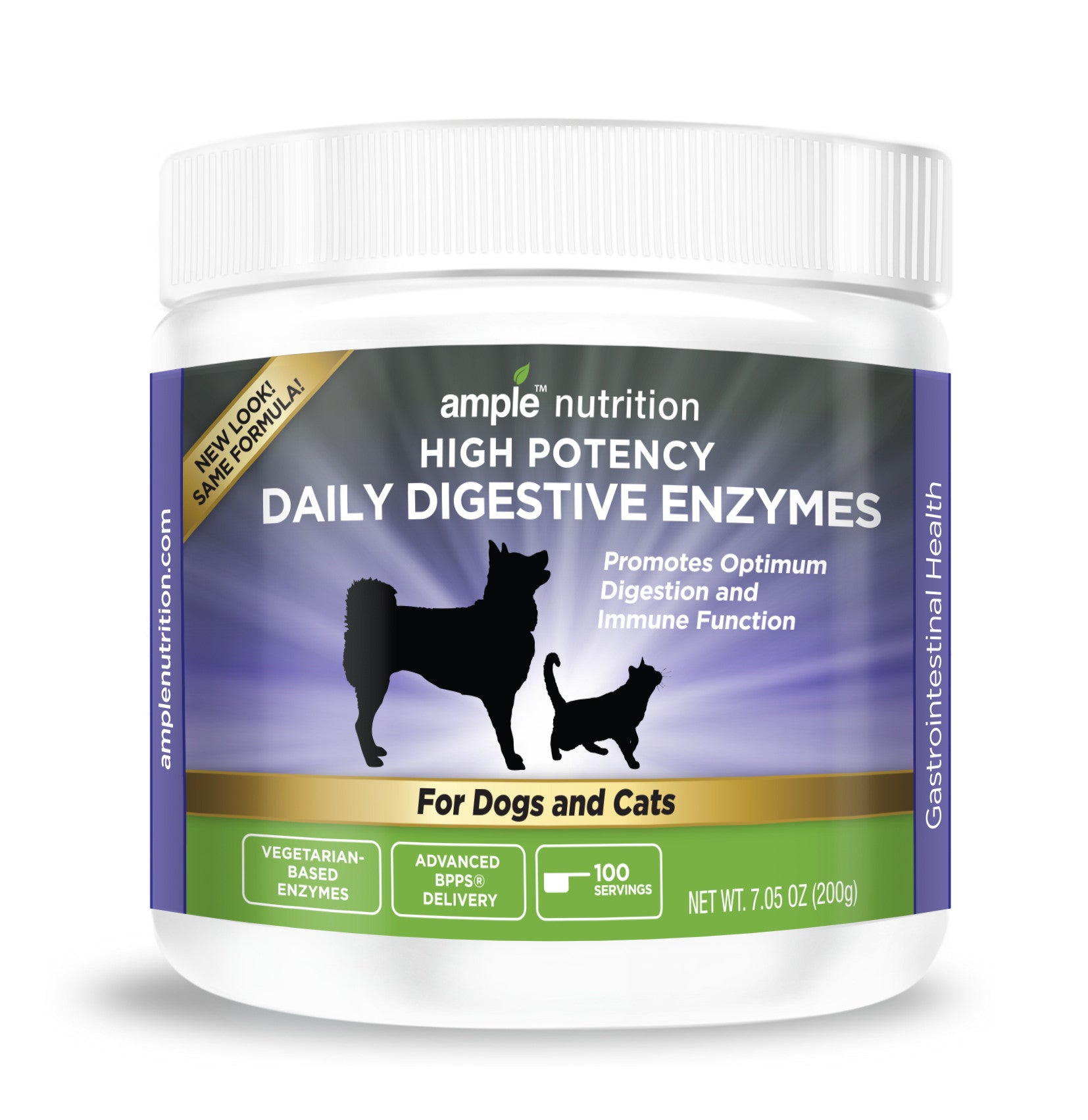 Best Nutritional Digestive Enzyme Supplement For Dogs & Cats Ample