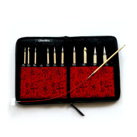 ChiaoGoo - 5 TWIST Interchangeable Needle Set Red Lace Large US 9