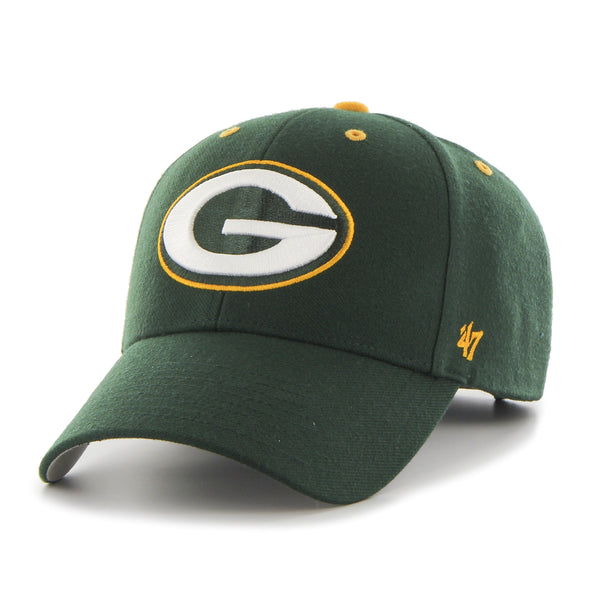 Green Bay Packers NFL '47 MVP Series Audible 15% Wool Ball Cap by '47 Brand