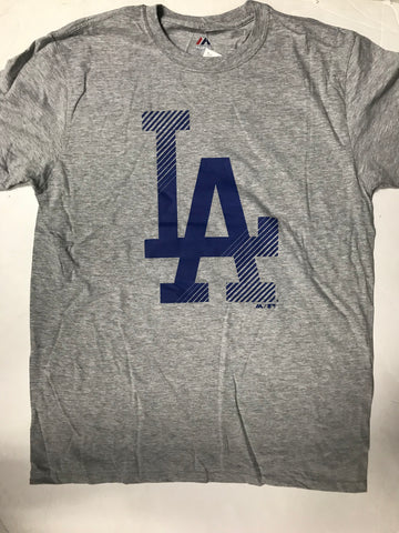 LOS ANGELES DODGERS T Shirt MAJESTIC 3XL TALL Blood Red Graffiti