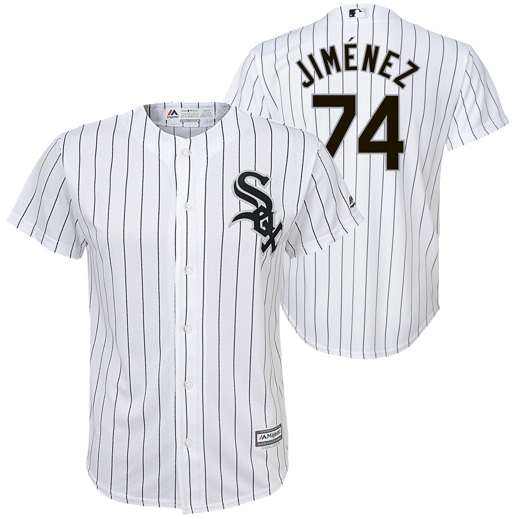 Youth Eloy Jimenez Chicago White Sox Authentic Gray Flex Base Road  Collection Jersey by Majestic
