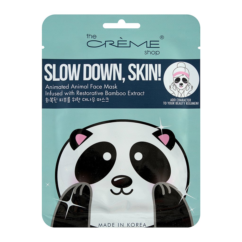 Slow Down, Skin! Animated Panda Face Mask - Bamboo Extract | The CrÃ¨me Shop