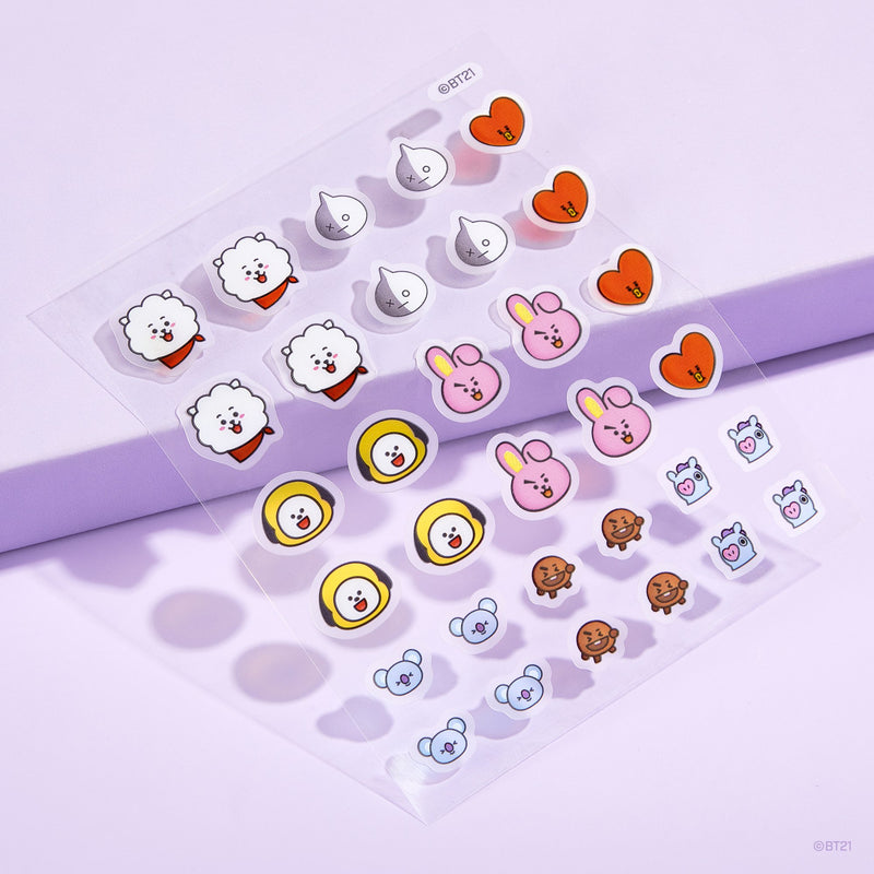 The Creme Shop Bt21 Brilliant Skin Hydrocolloid Acne Patches Infused With Zinc The Creme Shop
