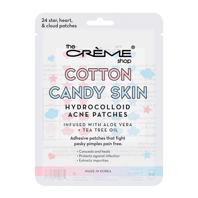 Cotton Skin - Hydrocolloid Acne Patches | Infused with Aloe Vera + Tree | The Crème Shop