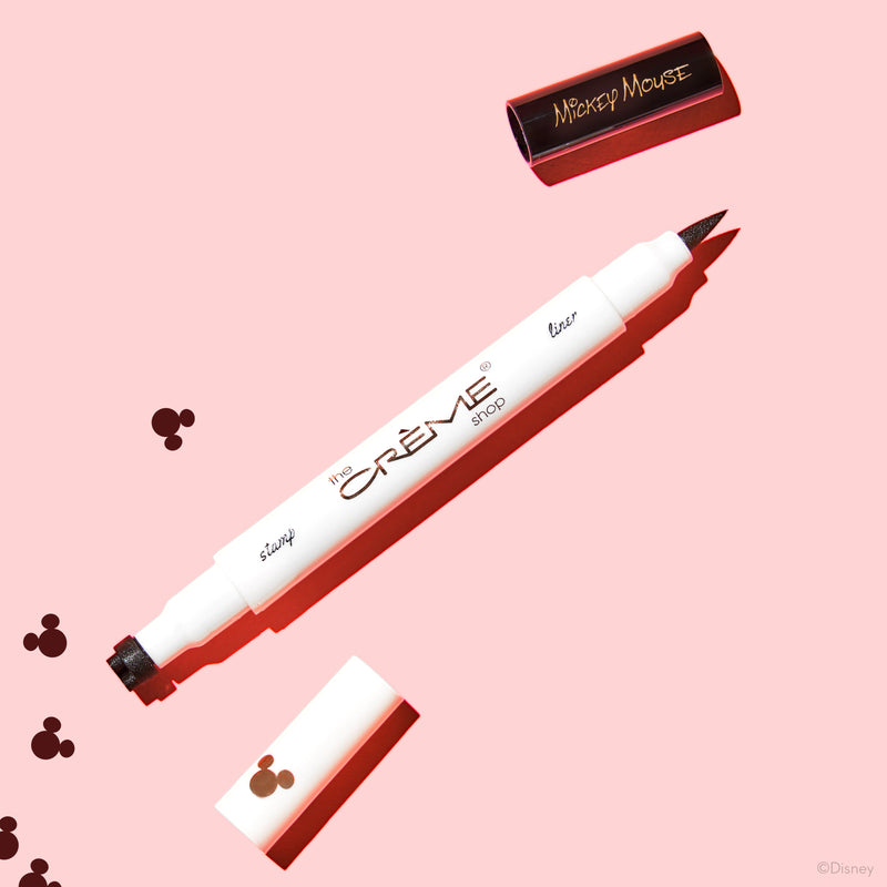 The Crème Shop | Disney: Dual-Ended Eyeliner & Mickey Shaped Freckle Stamp (Brown) Eyeliner The Crème Shop x Disney 