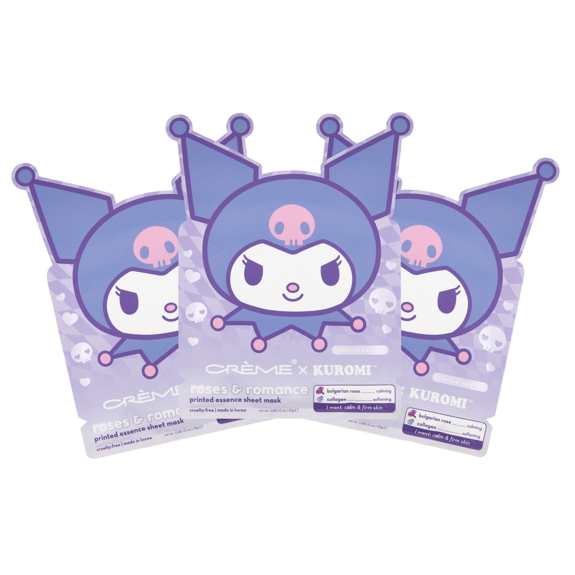 My Melody Berry Kawaii Printed Essence Sheet Mask (Set of 3) - $12 Val –  The Crème Shop