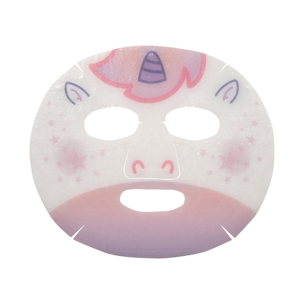 Glow Up, Skin! Animated Unicorn Face Mask - Shimmery Rainbow Pearl- The Crème Shop