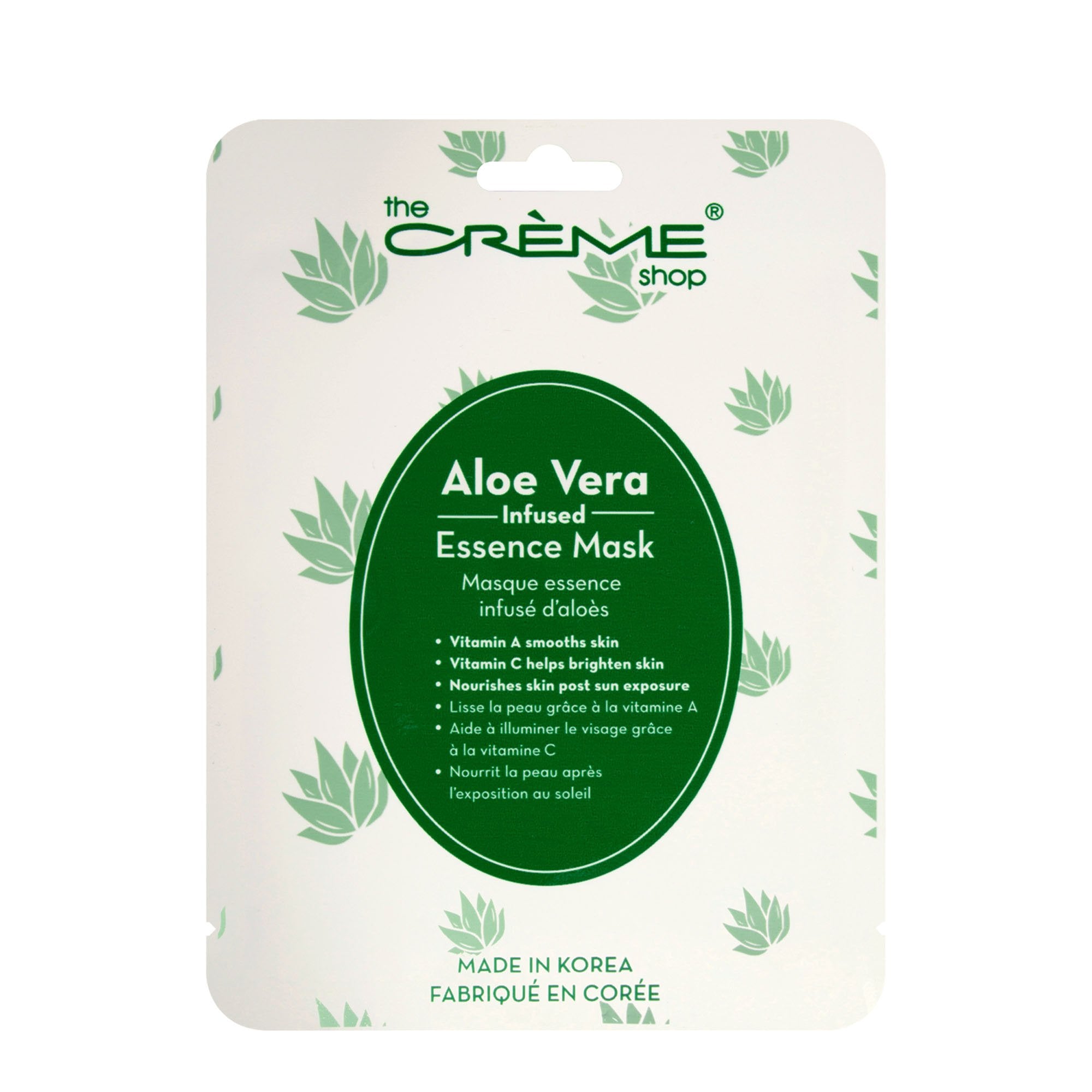 inzet kroon hout Aloe Vera Face Mask | The Crème Shop