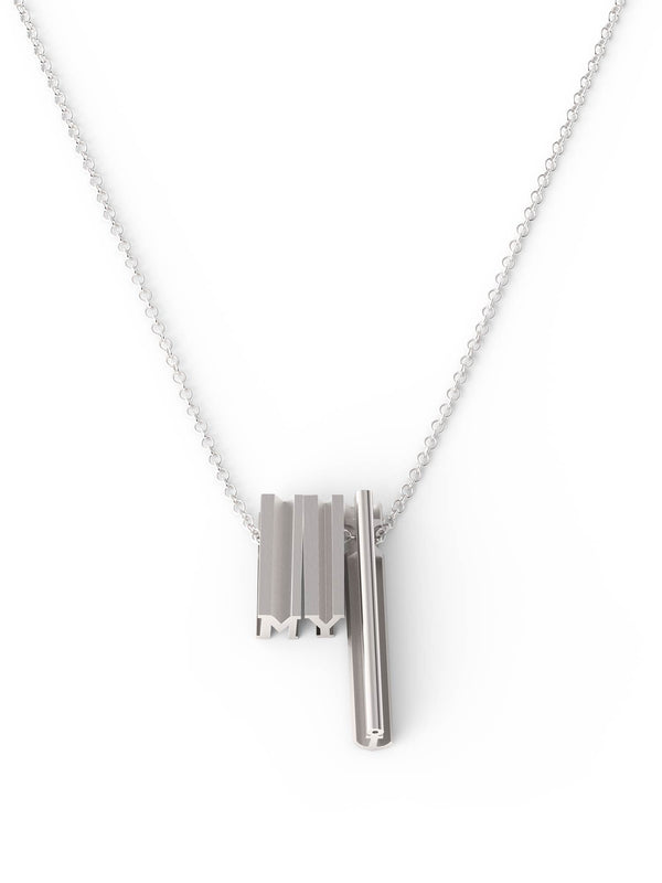 Heidi Swapp™ 'Choose Happy' Silver Charm Necklace – Littlefield Lane