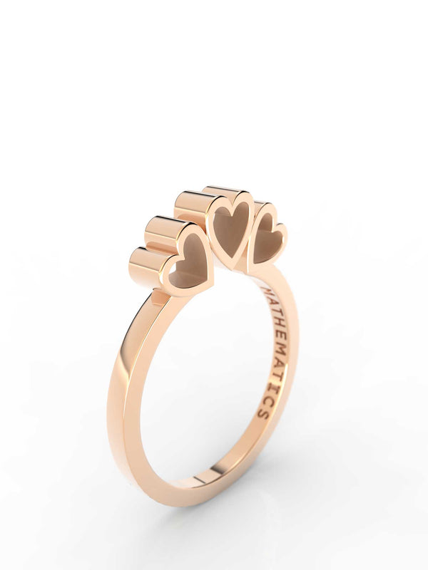 1/10 Ctw Round Cut Diamond Heart Shape Ring in 14K Yellow Go | Becker's  Jewelers | Burlington, IA