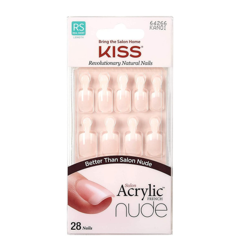 KISS ACRYLIC FRENCH NUDE NAILS