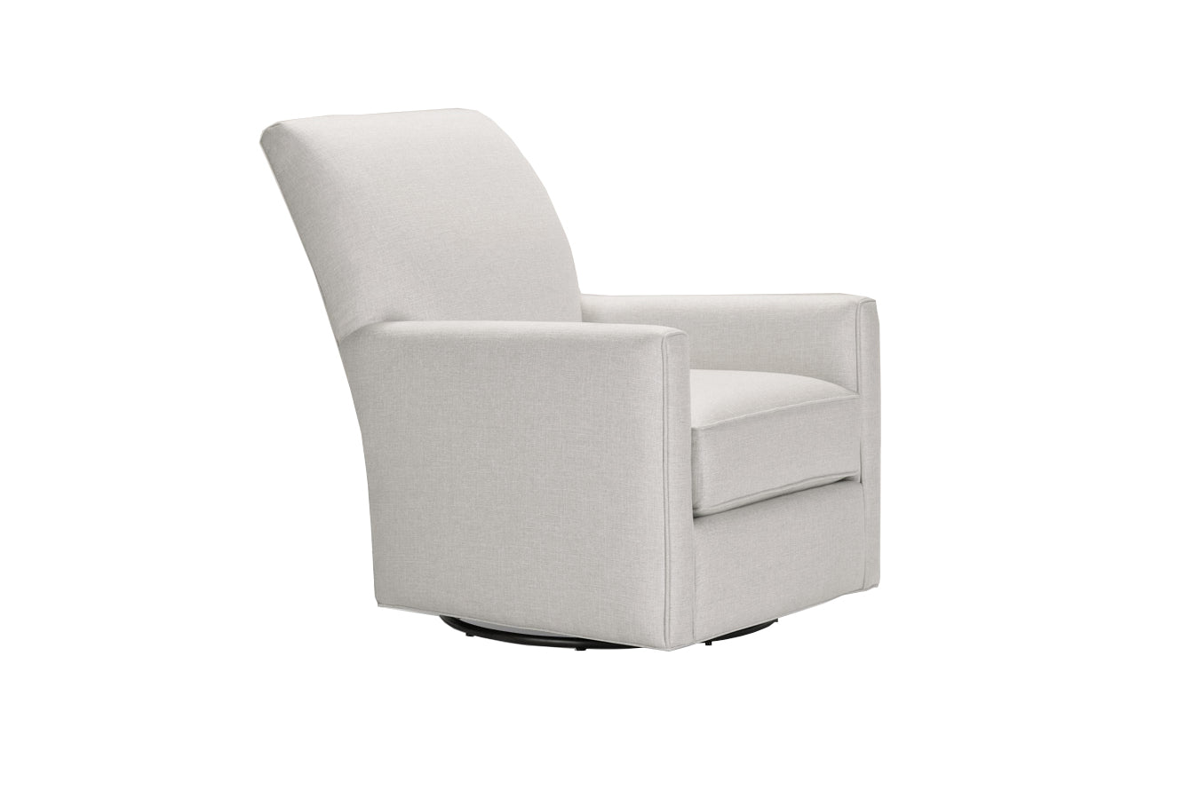 Lucy Swivel Glider Quick Ship Collection, made in America. - Solid