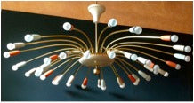 Art deco sputnick chandelier product image 2