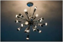 sputnick chandelier mid-century modern 1