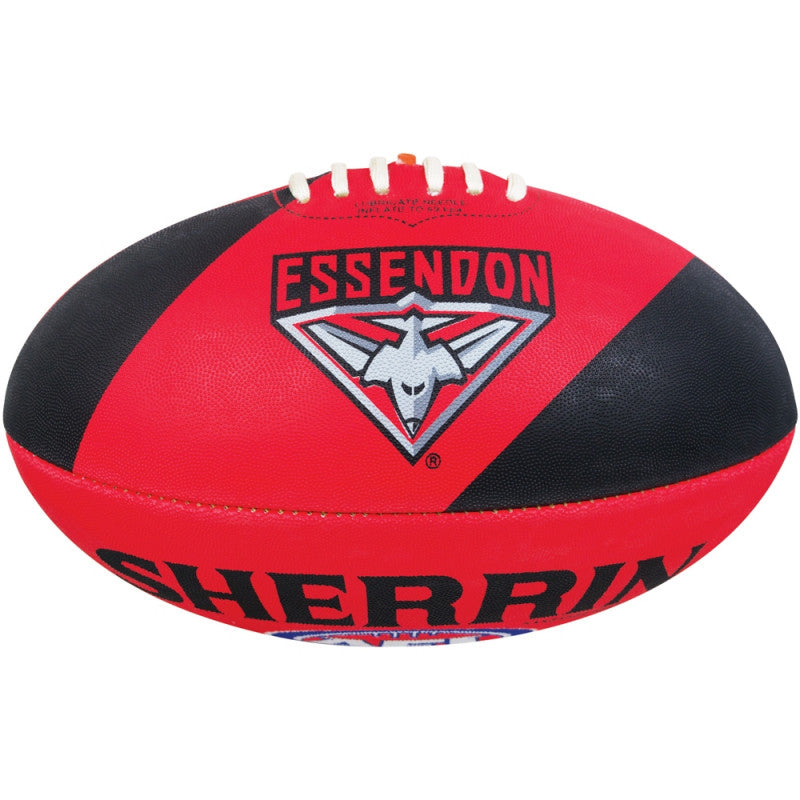 Essendon Bombers Sherrin Synthetic Club Football size 5