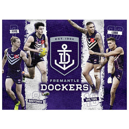 Fremantle Dockers 4 Player Logo Jigsaw Puzzle