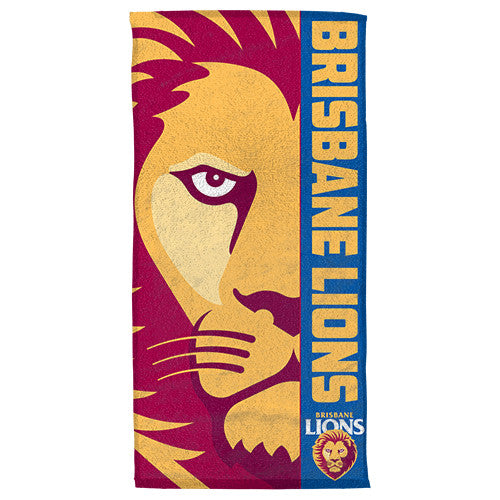 Brisbane Lions Beach Bath Towel