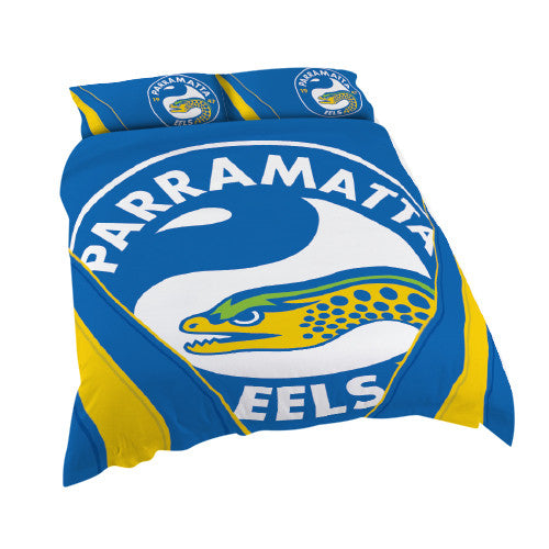 Parramatta Eels Quilt Doona Duvet Cover Pillow Case Set