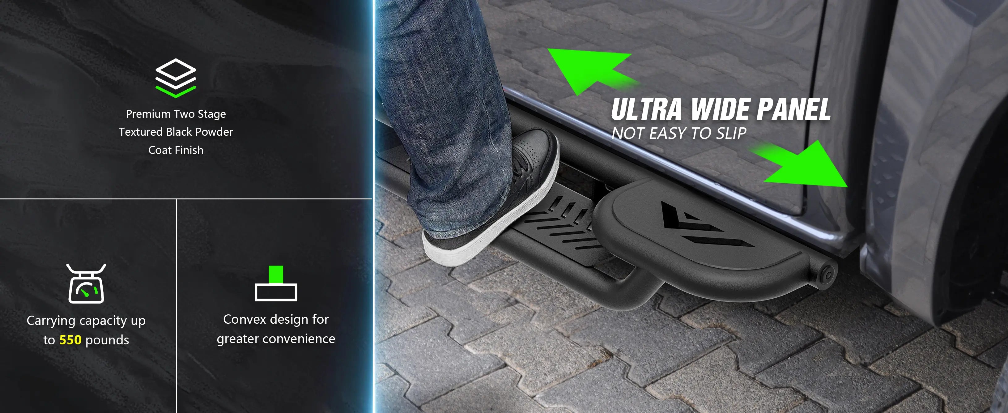 2010 Toyota Tundra Double Cab Running Boards for 2007-2021