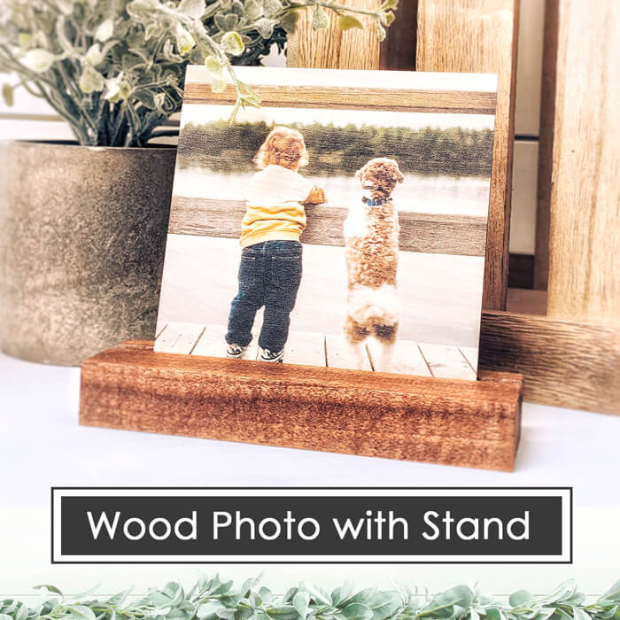 Wood Photo Squares - Dream Big Printables