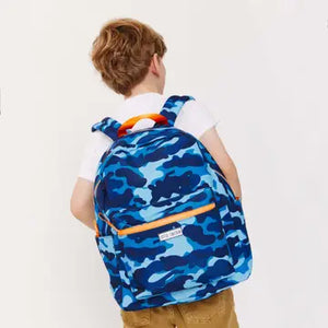 blue camo kids backpack - Perfect Trading