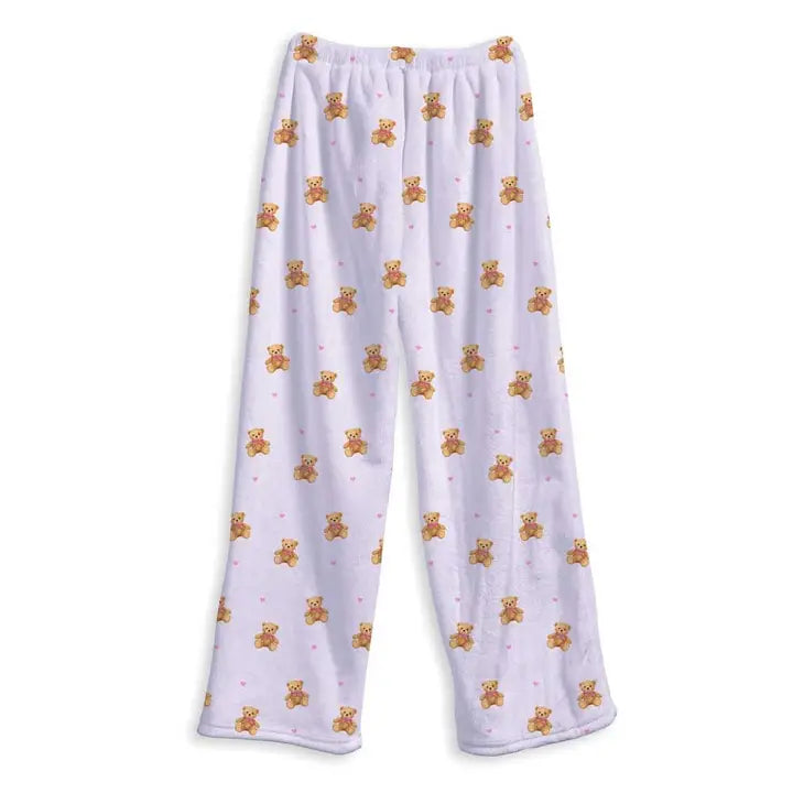 teddy bear fuzzy lounge pant