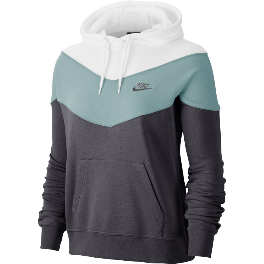 teal nike hoodie womens