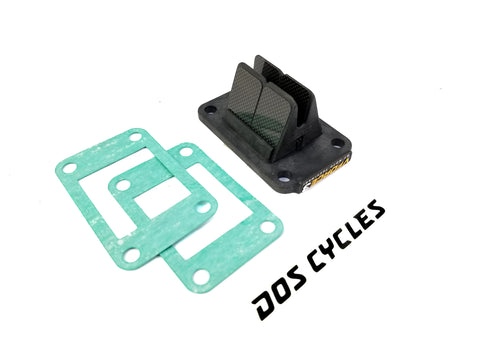 VForce 8 Petal Reed Block for Horizontal Minarelli Scooters – Dos Cycles